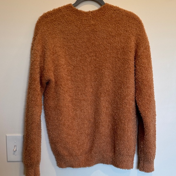 Falls Creek Orange Fuzzy Sweater Size S/M - Picture 6 of 7